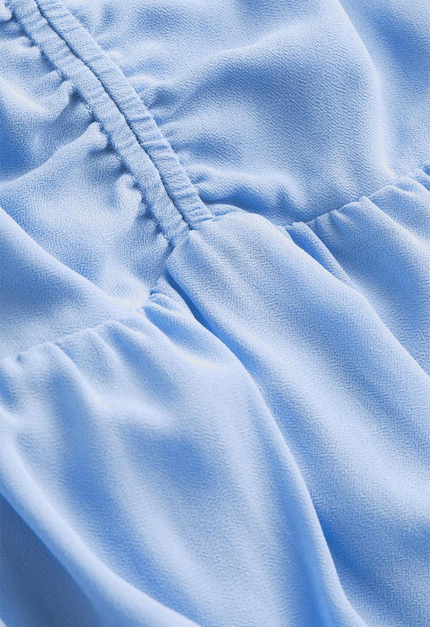H&M - Butterfly-sleeved dress - light blue