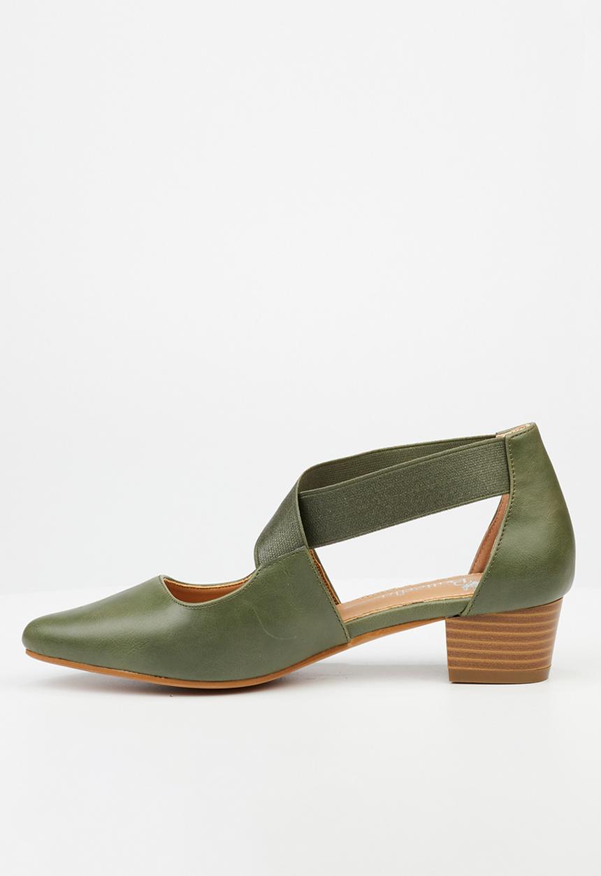 Butterfly Feet - Sling 6 slingback - olive