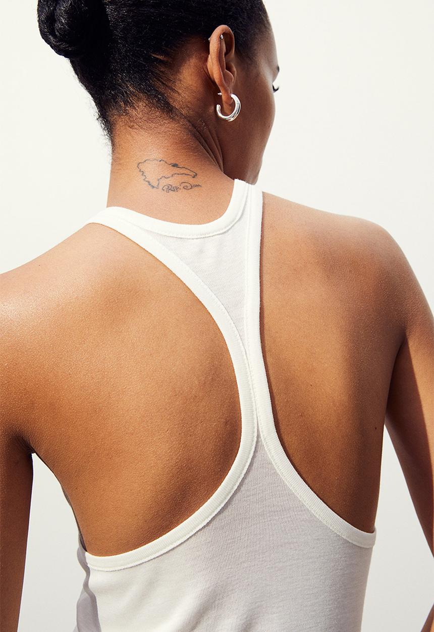 H&M - Lyocell vest top - white
