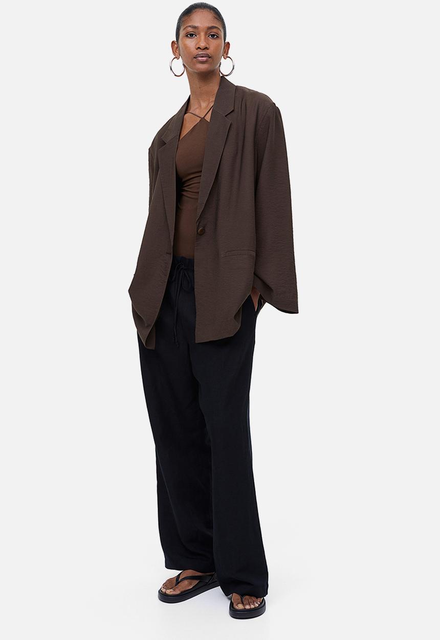 H&M - Jersey thong body - brown