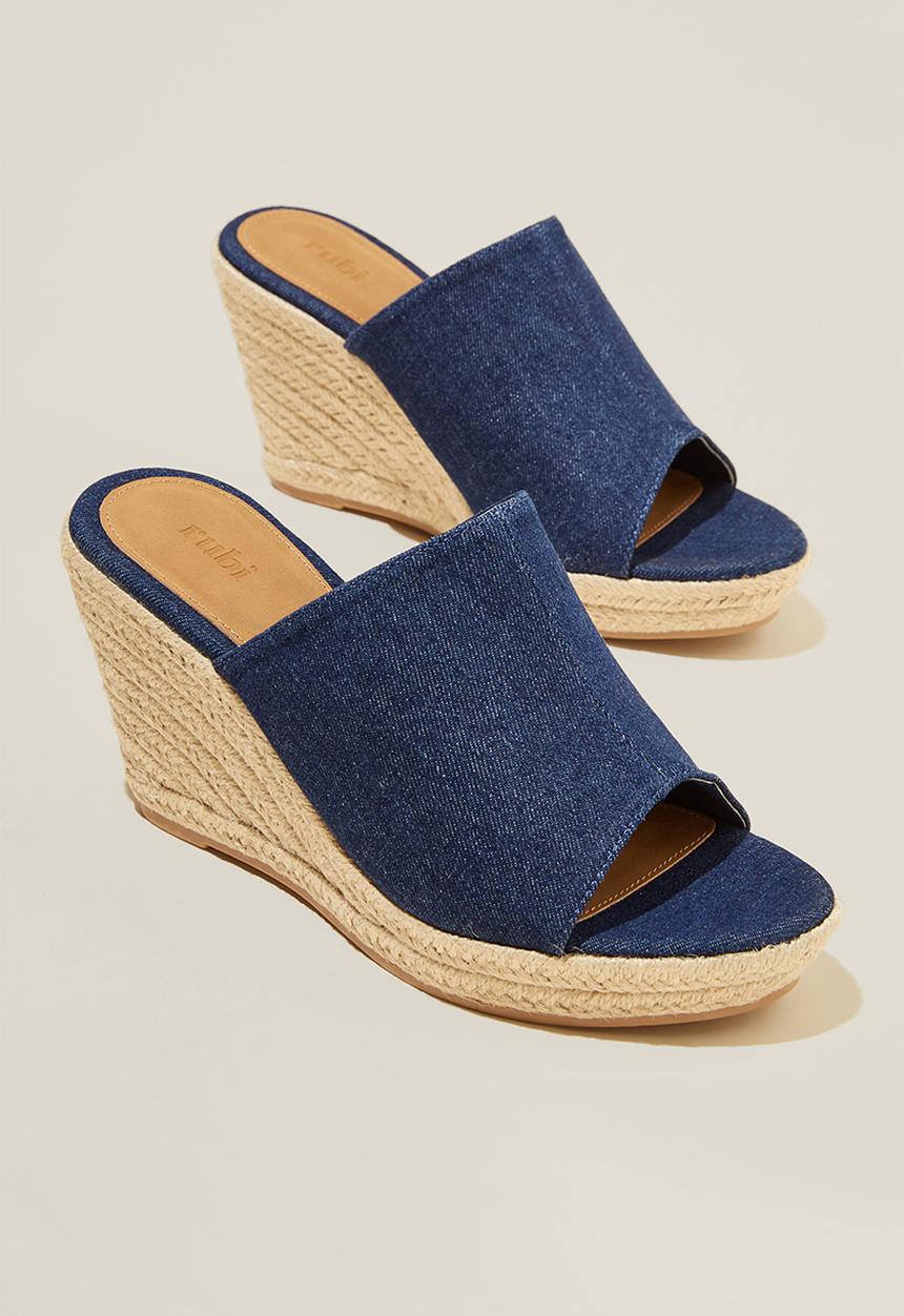 Cotton On - Zoey espadrille mule - dark denim