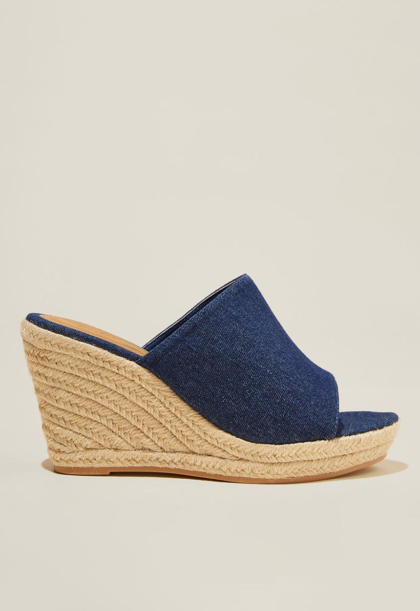 Cotton On - Zoey espadrille mule - dark denim