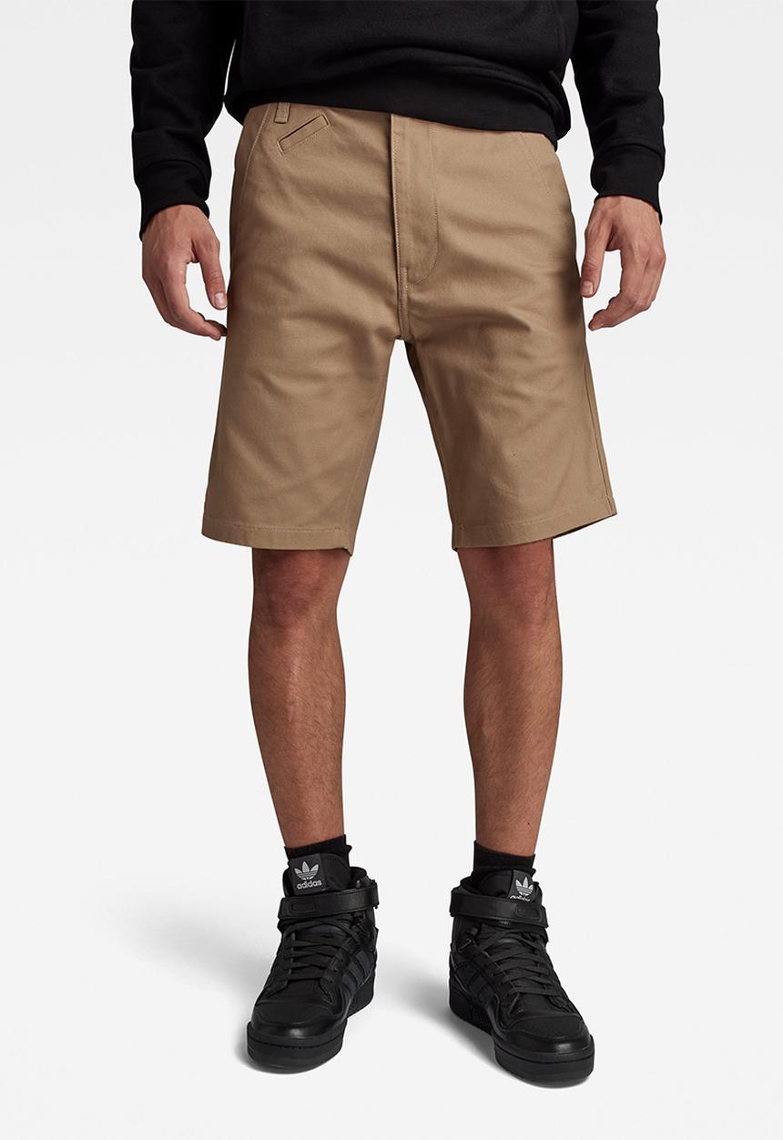 G-STAR - Bronson 2.0 slim chino short Backdrop stretch canvas - safari
