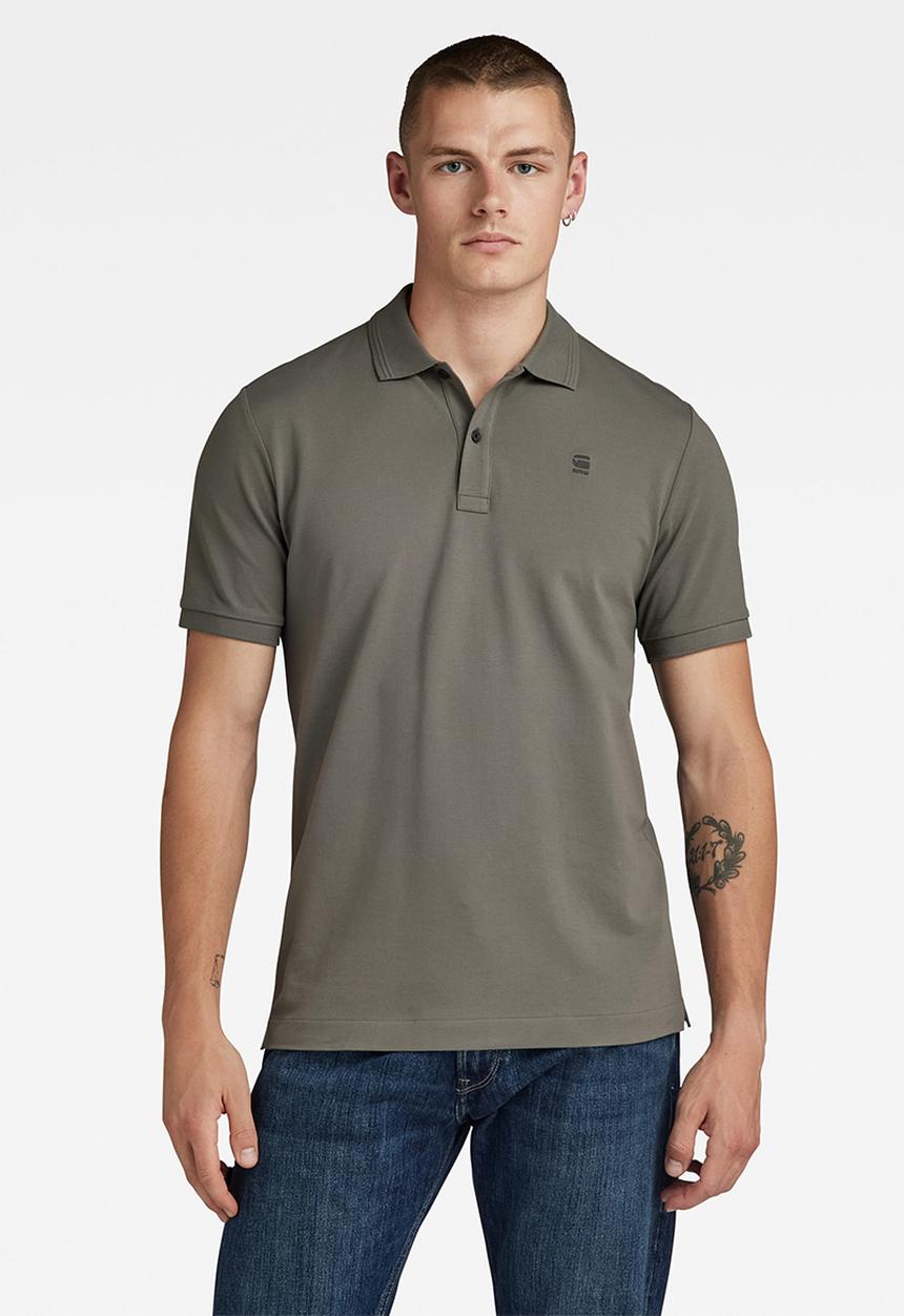G-STAR - Dunda slim polo s\s Premium stretch pk o  - gs grey