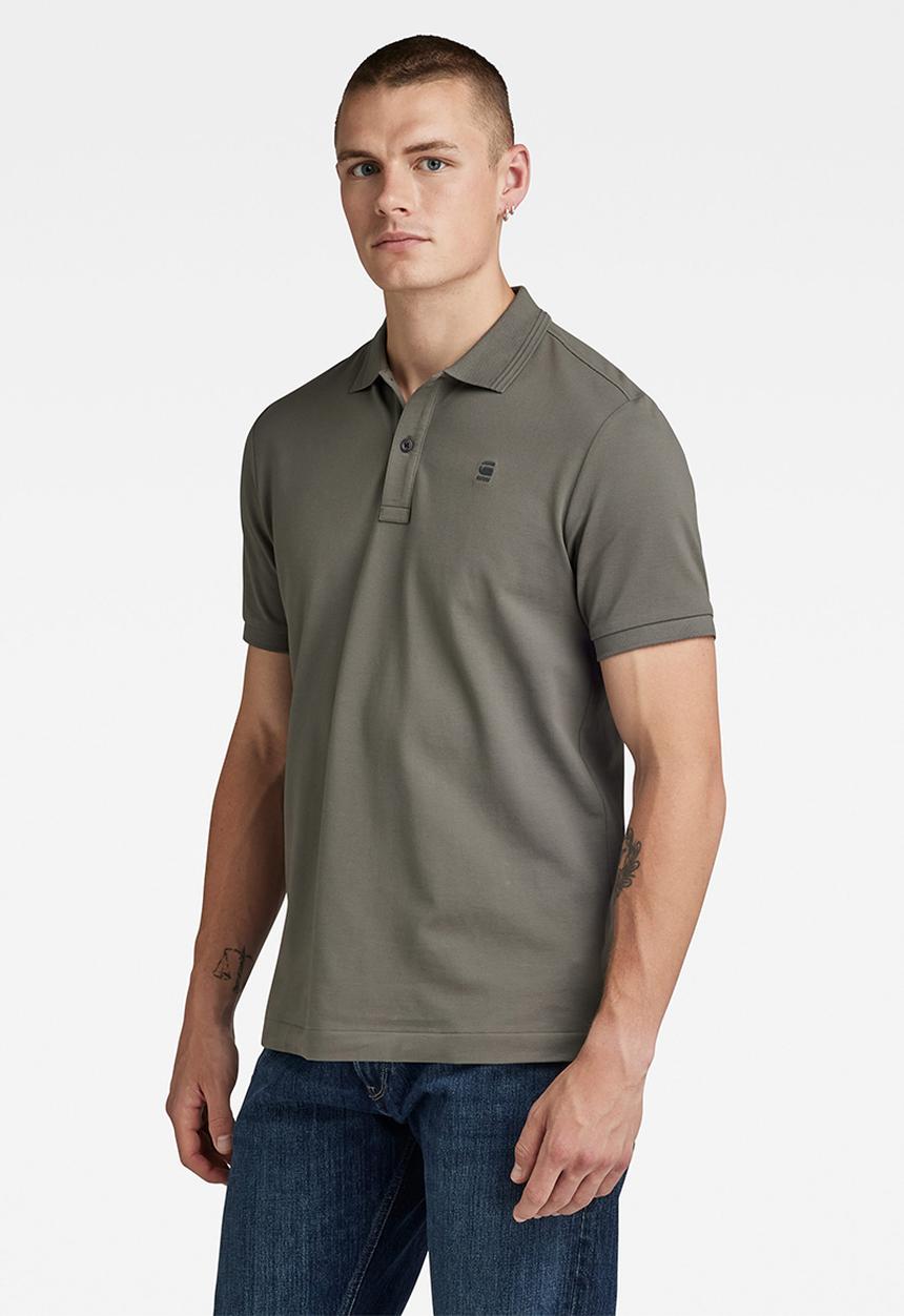 G-STAR - Dunda slim polo s\s Premium stretch pk o  - gs grey