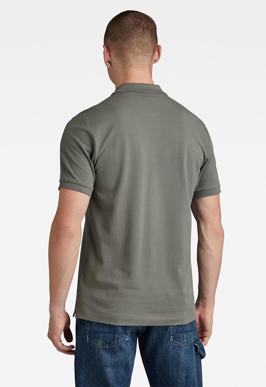 G-STAR - Dunda slim polo s\s Premium stretch pk o  - gs grey