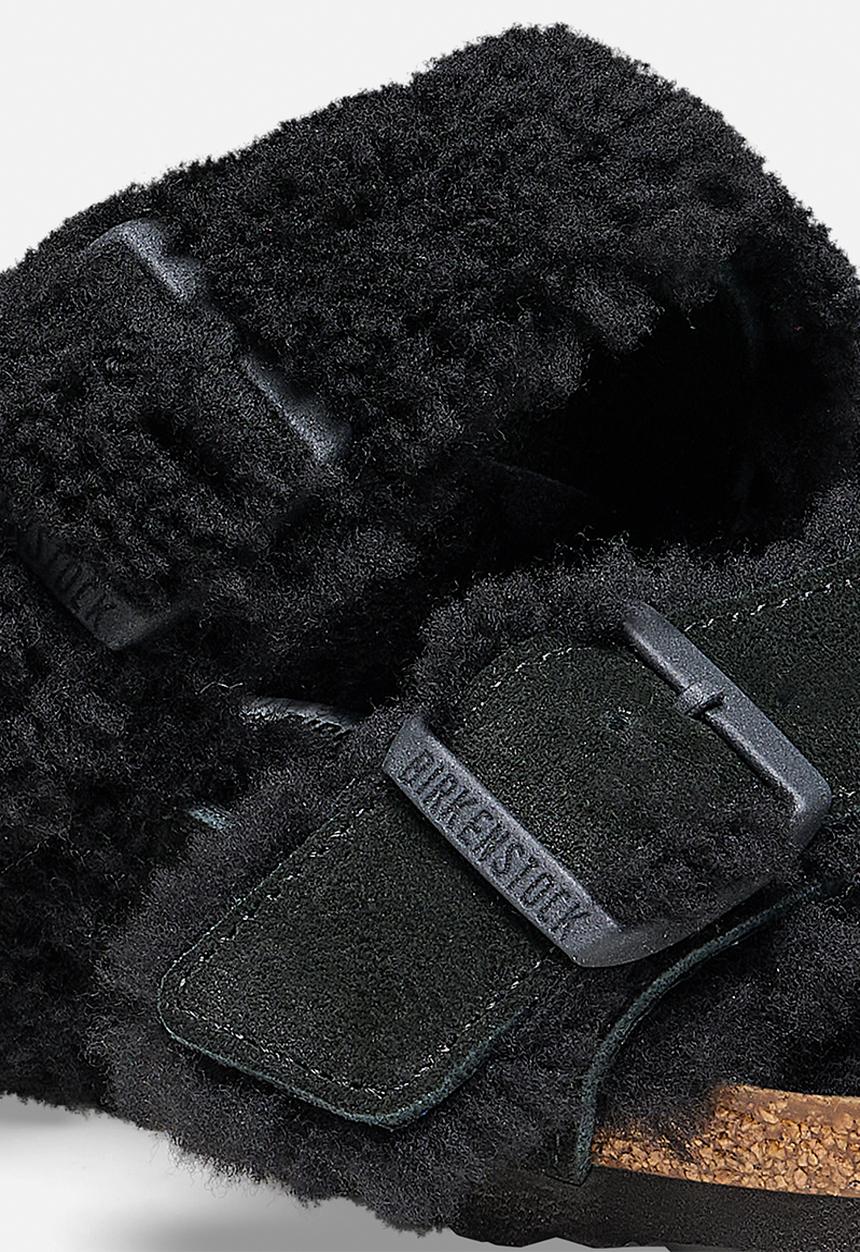Birkenstock - Arizona Teddy Regular - Black