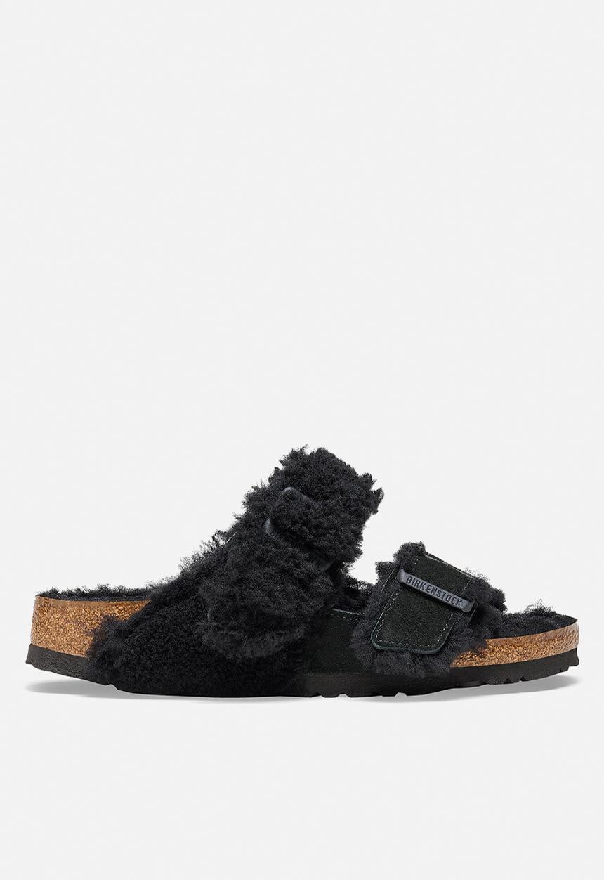 Birkenstock - Arizona Teddy Regular - Black