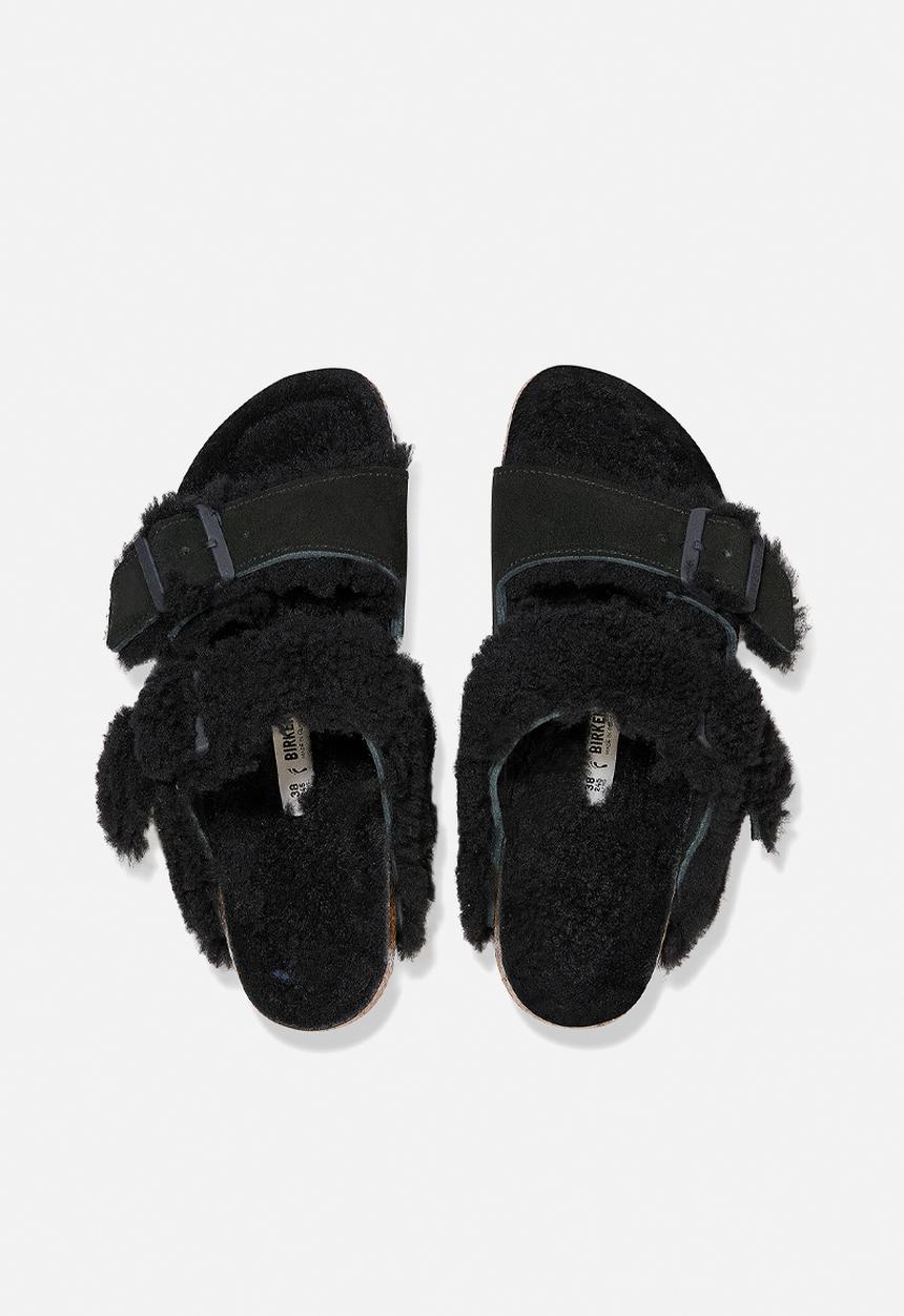 Birkenstock - Arizona Teddy Regular - Black
