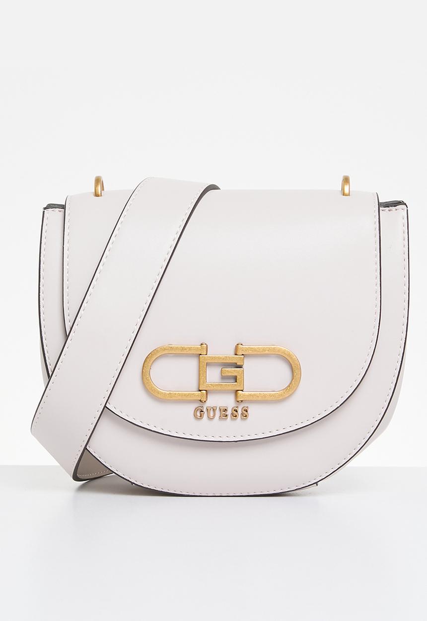 GUESS - Fleet mini saddle crossbody - stone
