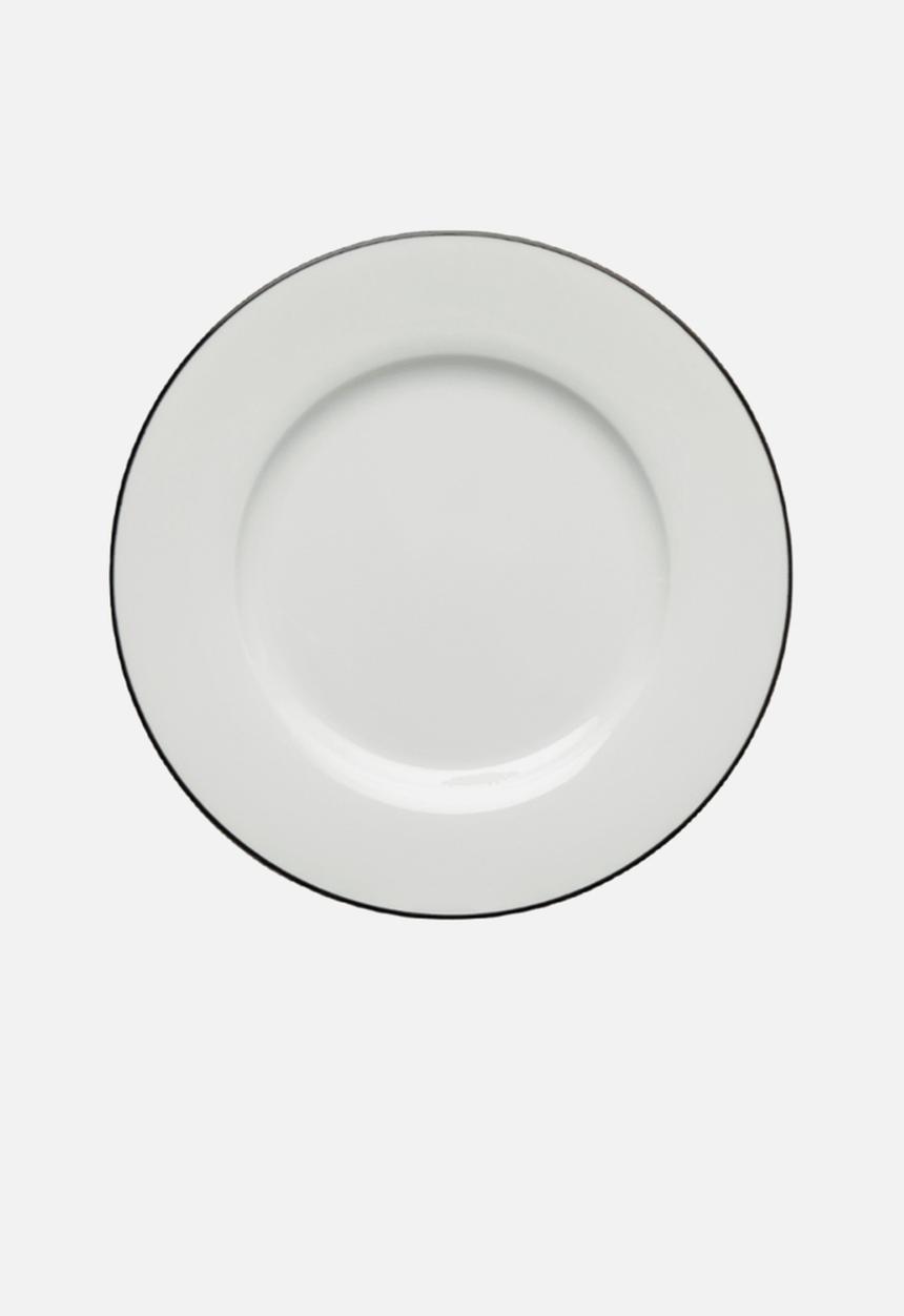 Jenna Clifford - Premium Porcelain Side Plate With Black Line Set of 4