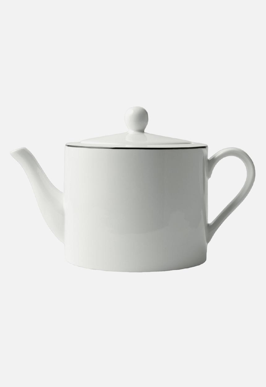 Jenna Clifford - Premium Porcelain Tea Pot With Black Line