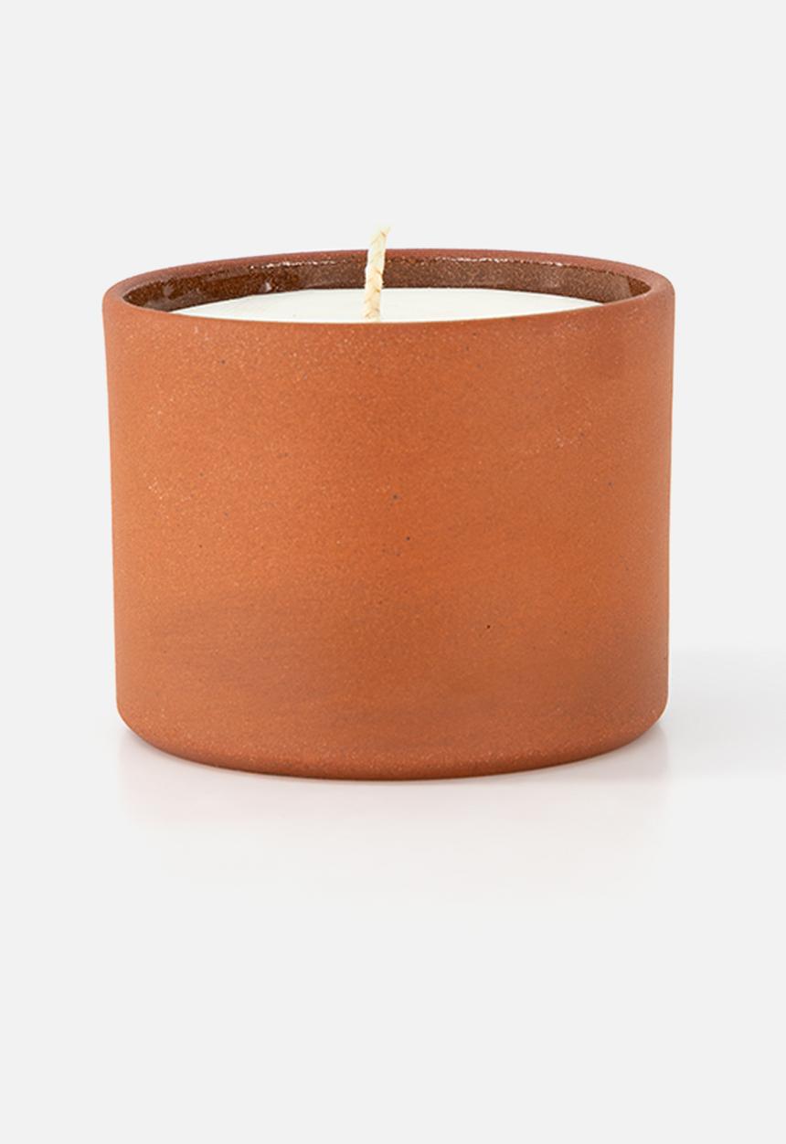 Rekindle Candle - Swartland Summer Ceramic Candle Med - rust