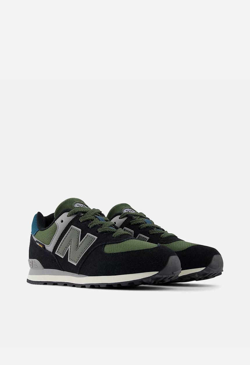 New Balance  - 574 gs - black/grey/khaki