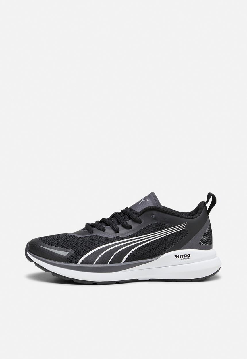 PUMA - Puma kruz nitro jr - puma black-puma white-dark coal-puma silver
