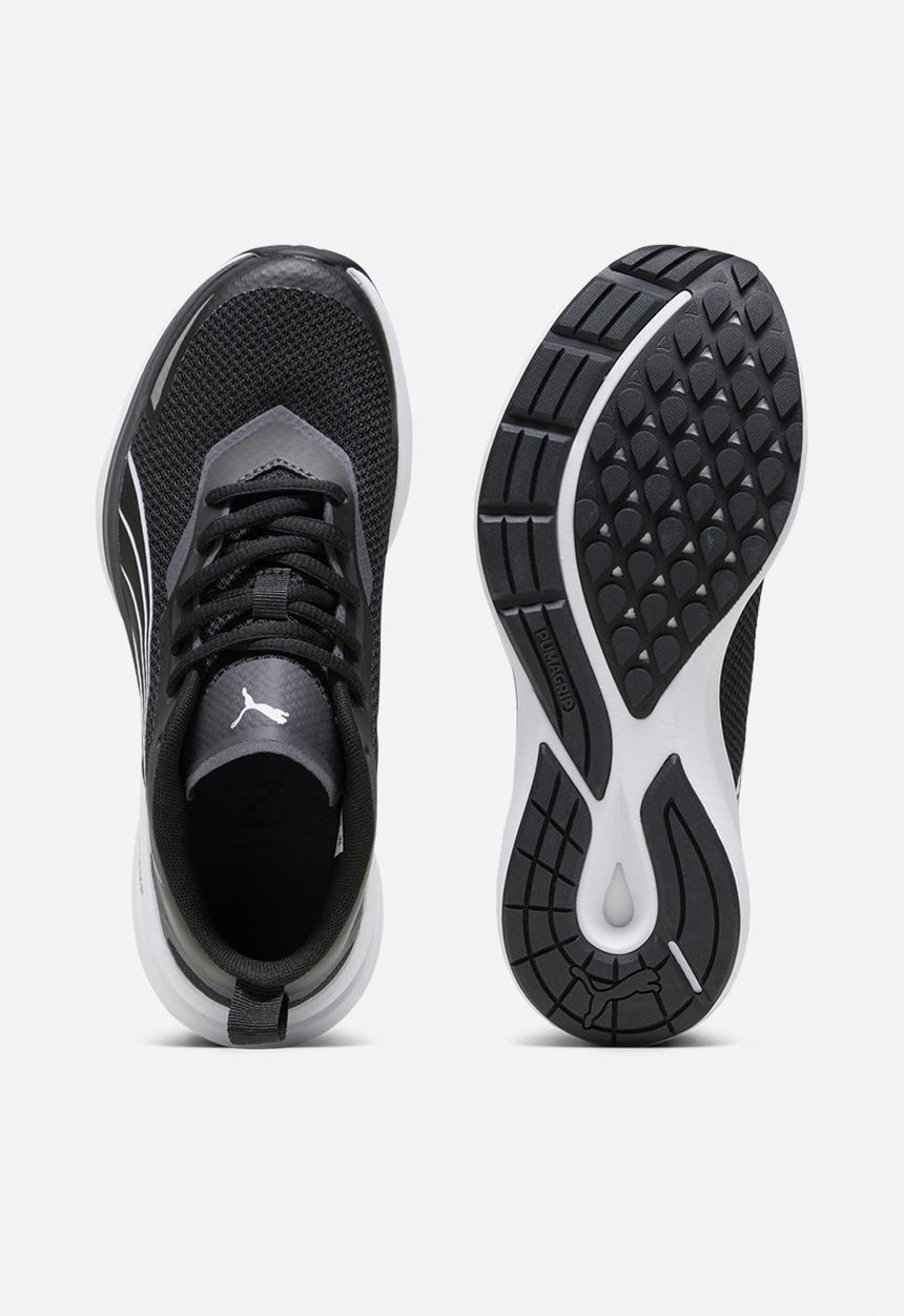 PUMA - Puma kruz nitro jr - puma black-puma white-dark coal-puma silver