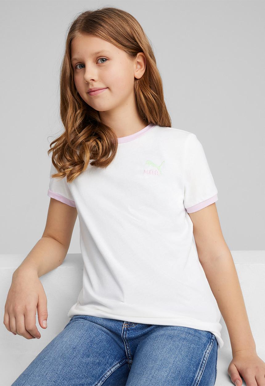 PUMA - Classics match point logo tee g - puma white