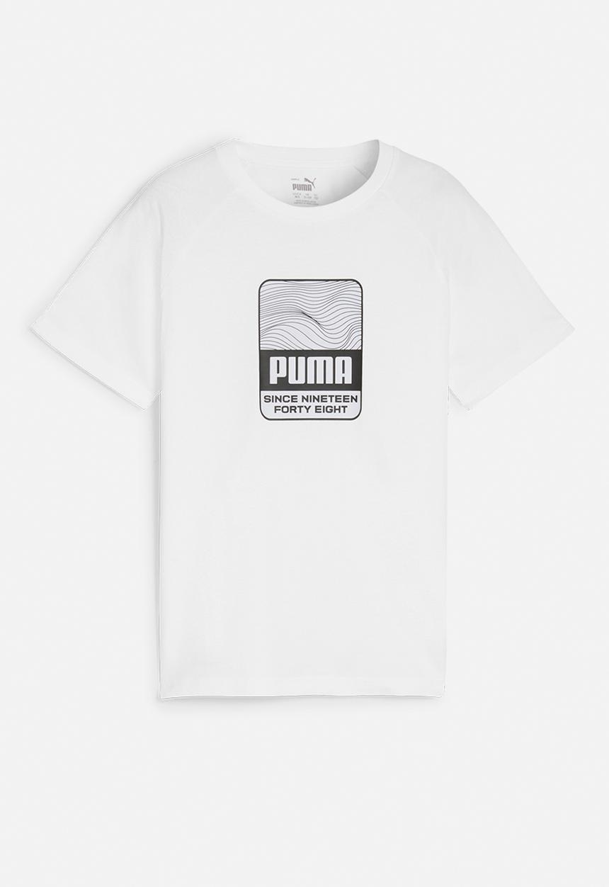 PUMA - Active sports graphic tee b - puma white