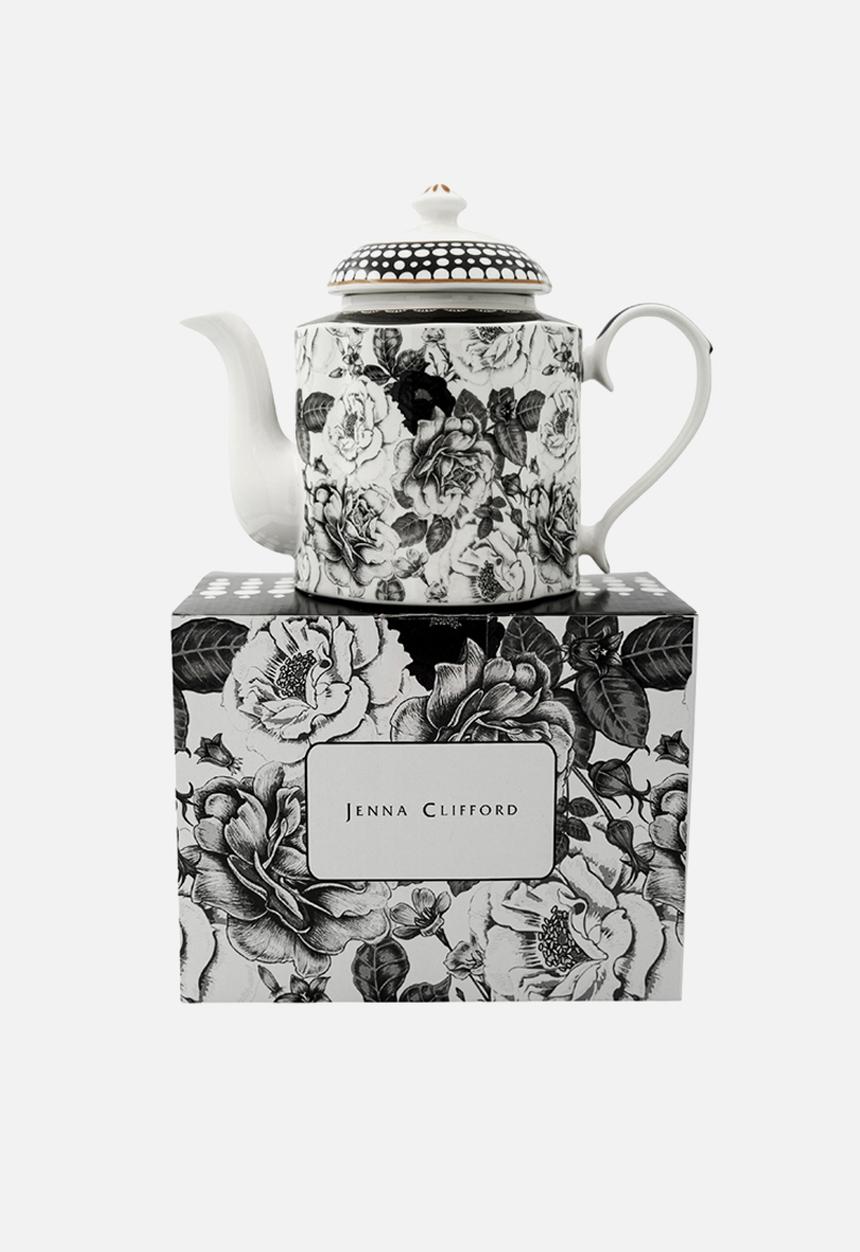 Jenna Clifford - JENNA CLIFFORD - Black Rose Tea Pot