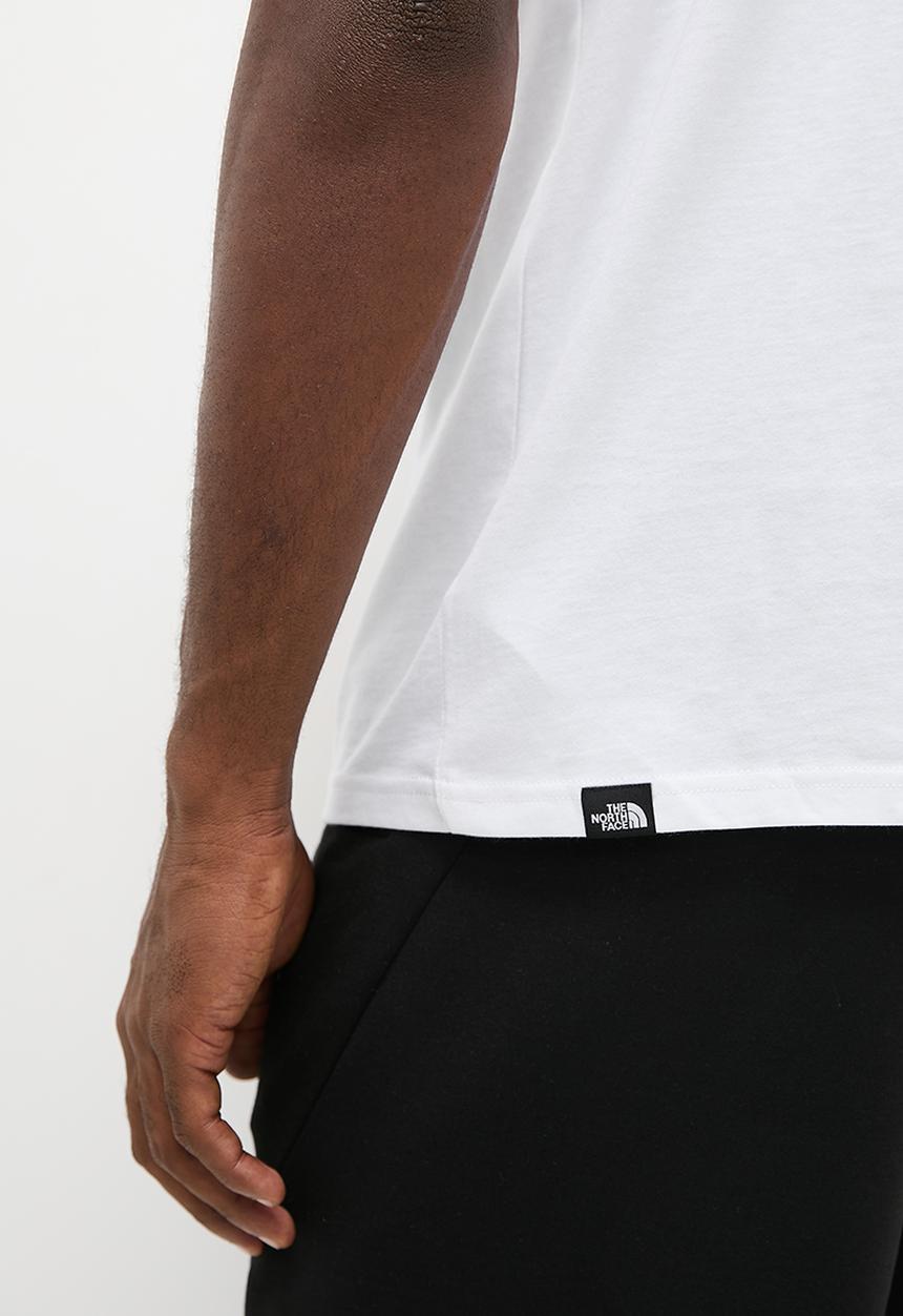 The North Face - Fine short sleeve tee - white/black