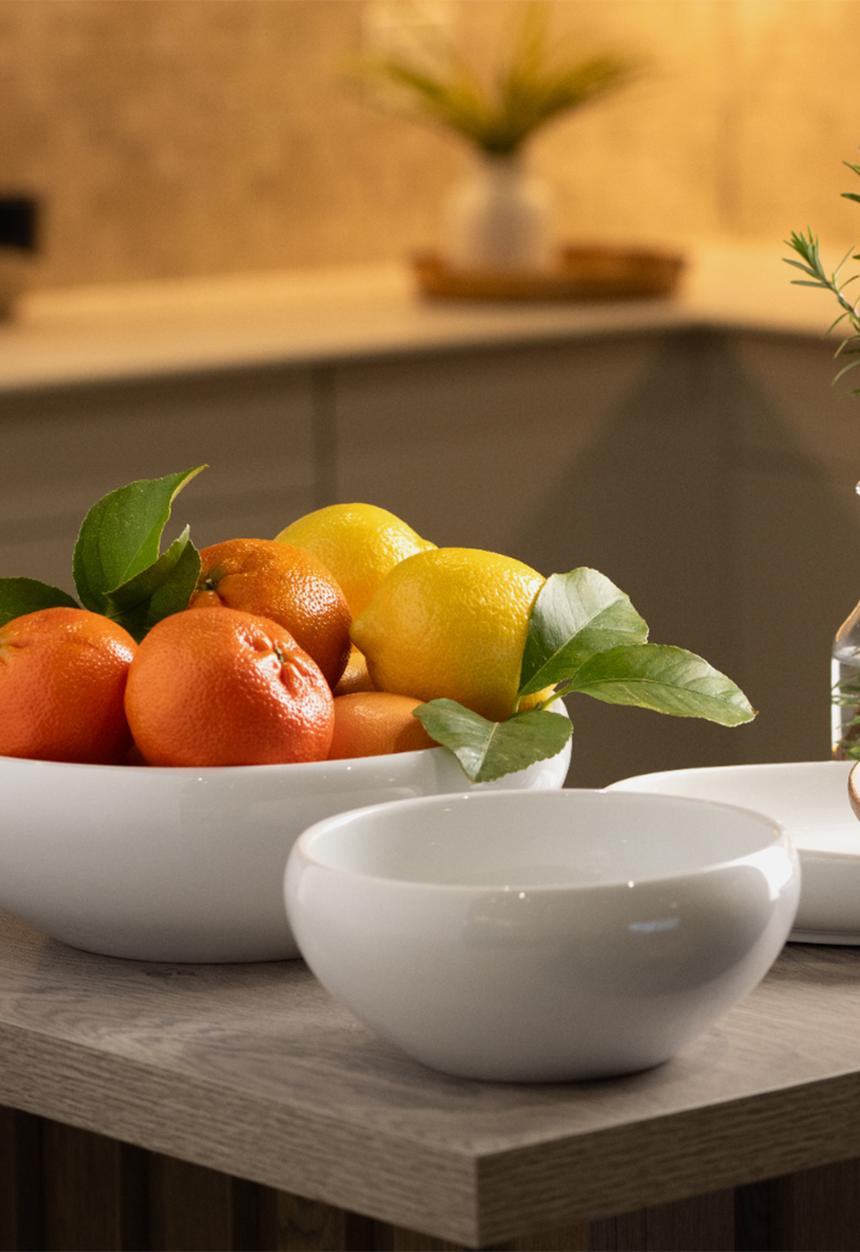 Omada - Irregular Salad Bowl White
