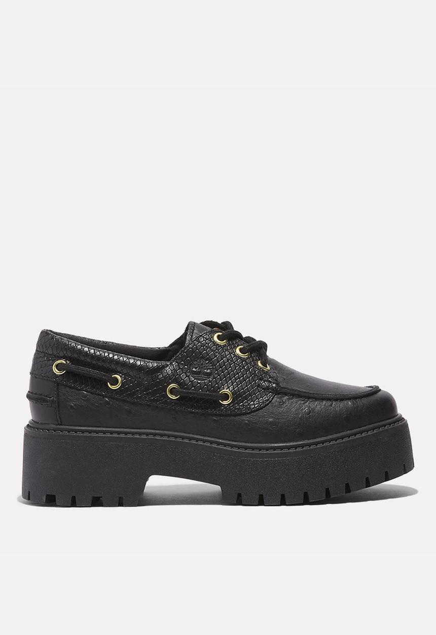 Timberland - TBL premium elevated 3 eye - black full grain