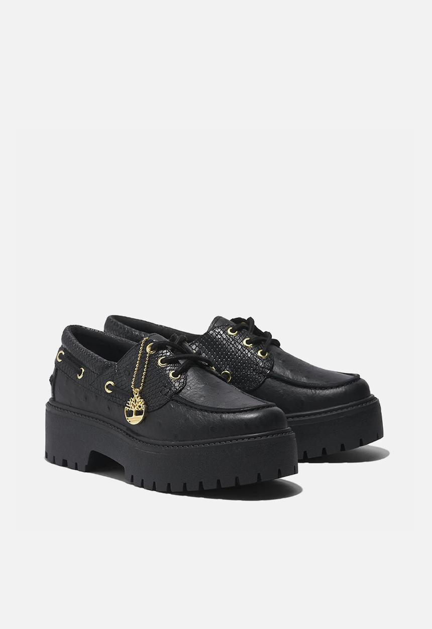 Timberland - TBL premium elevated 3 eye - black full grain
