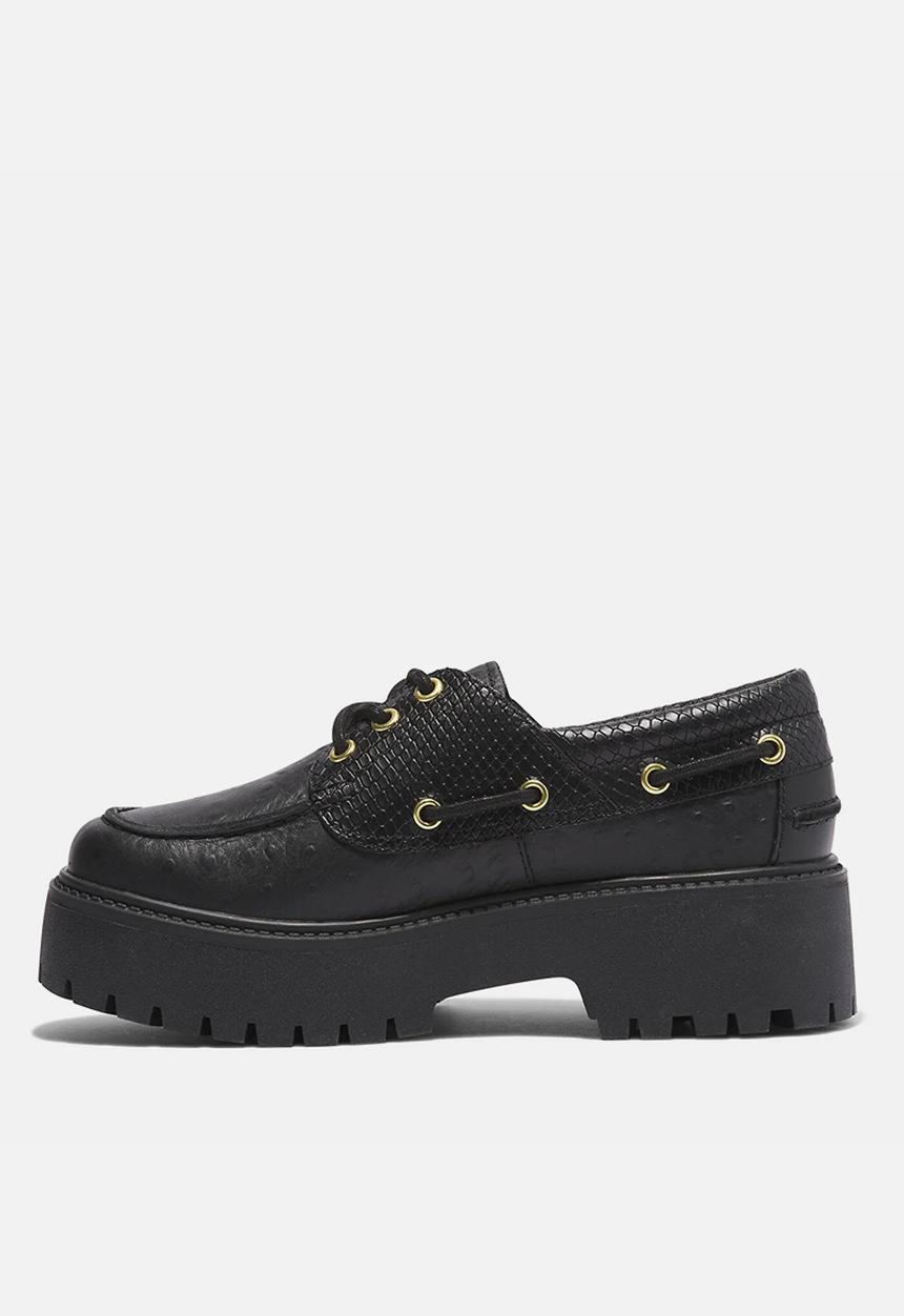 Timberland - TBL premium elevated 3 eye - black full grain