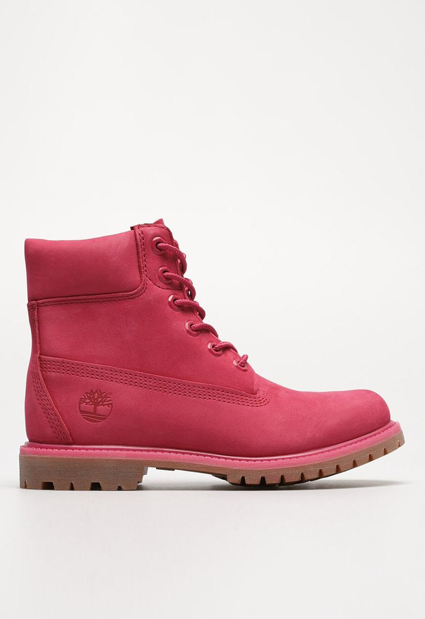 Timberland - 6in premium boot - dark pink nubuck