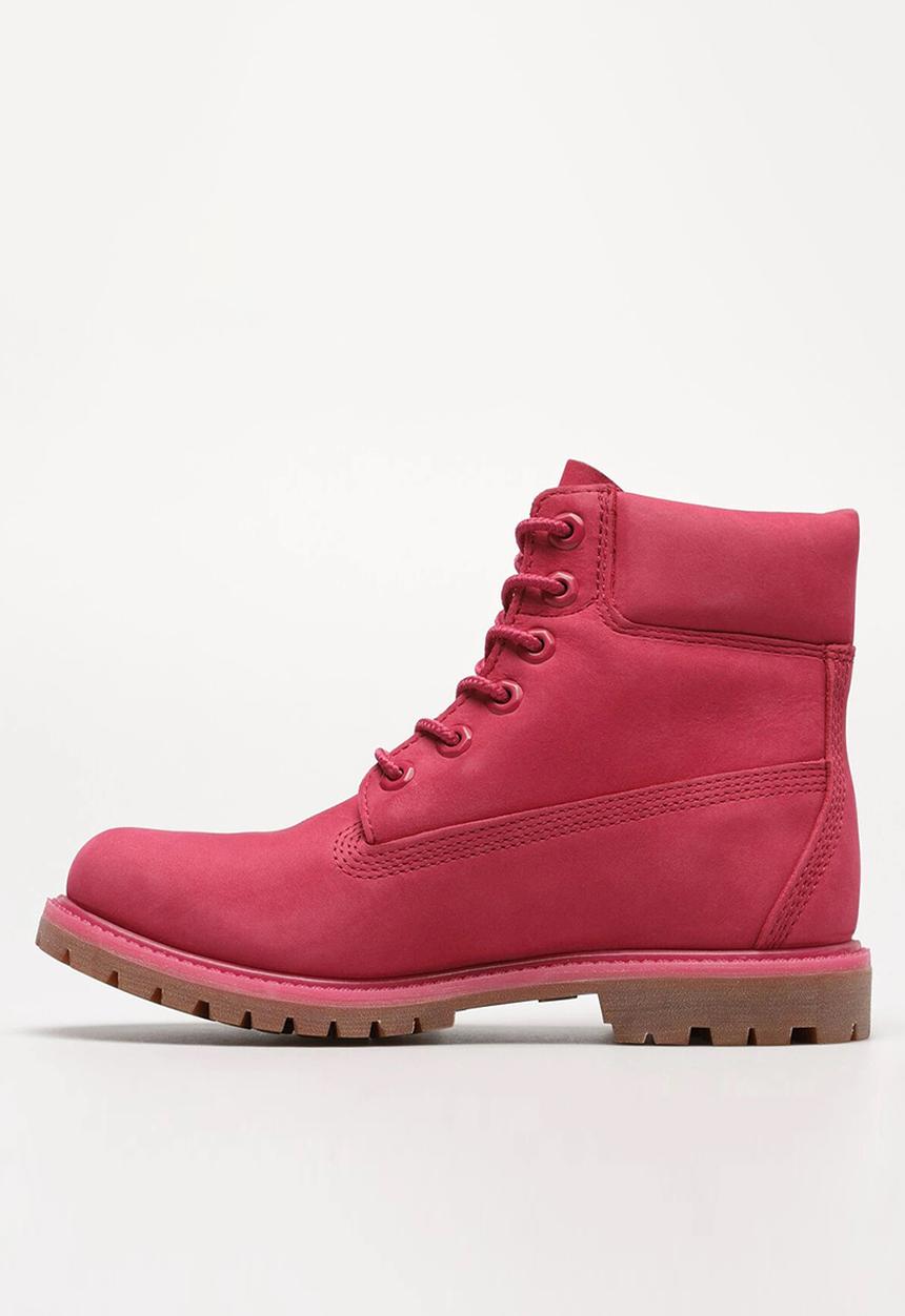 Timberland - 6in premium boot - dark pink nubuck