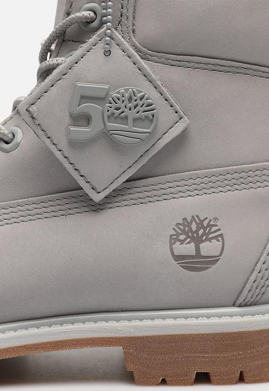 Timberland - 6in premium boot - light grey nubuck