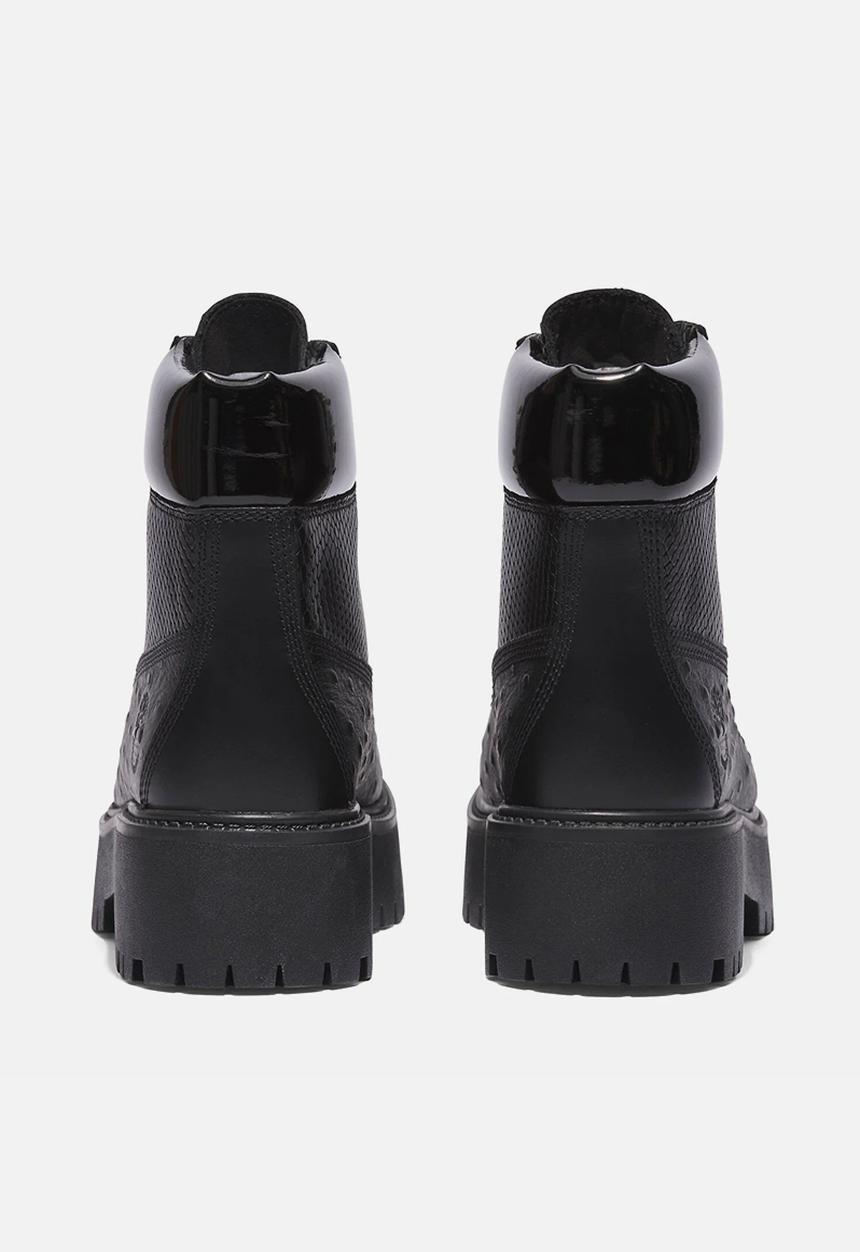 Timberland - TBL premium elevated 6in WP - black full grain