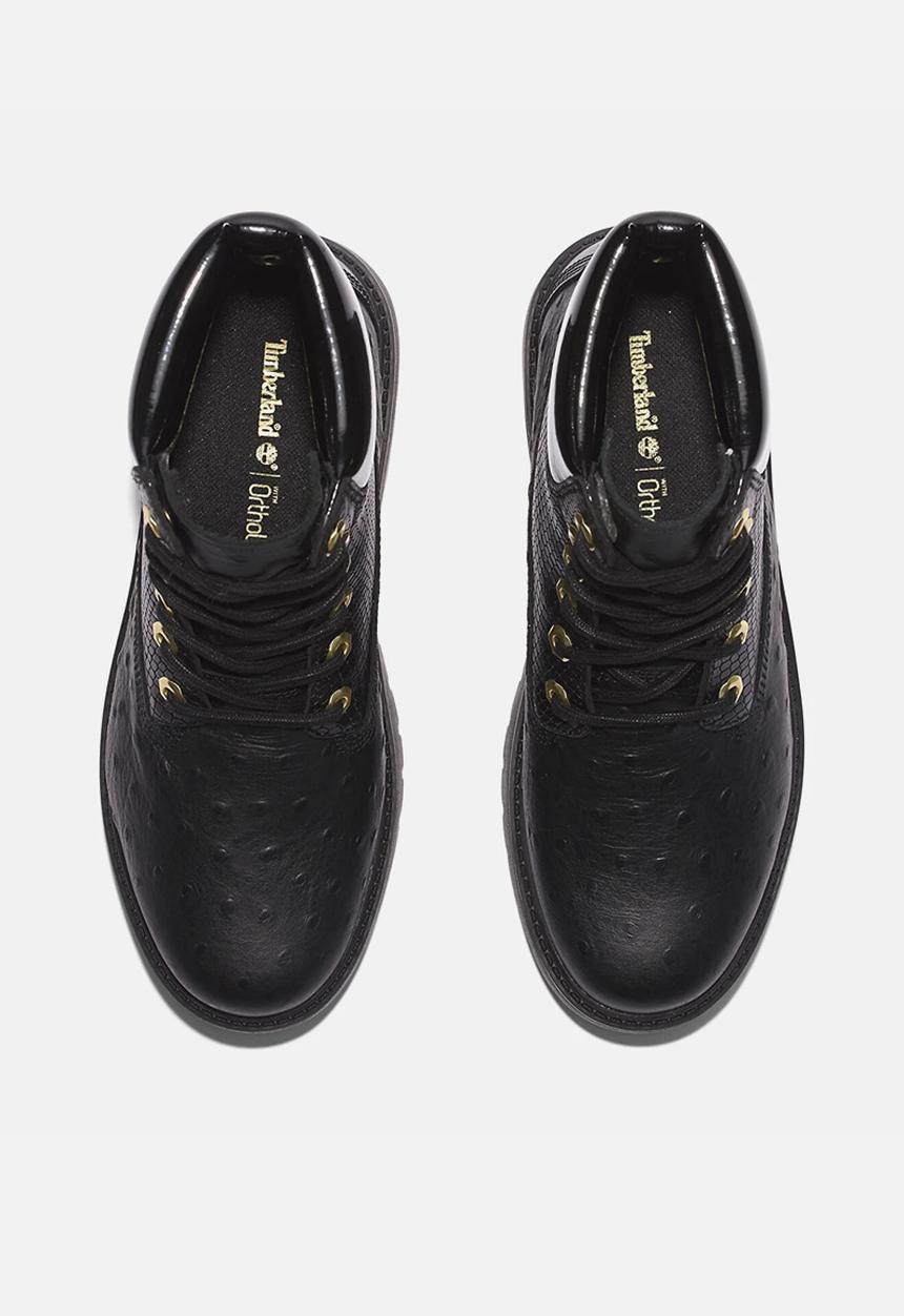 Timberland - TBL premium elevated 6in WP - black full grain