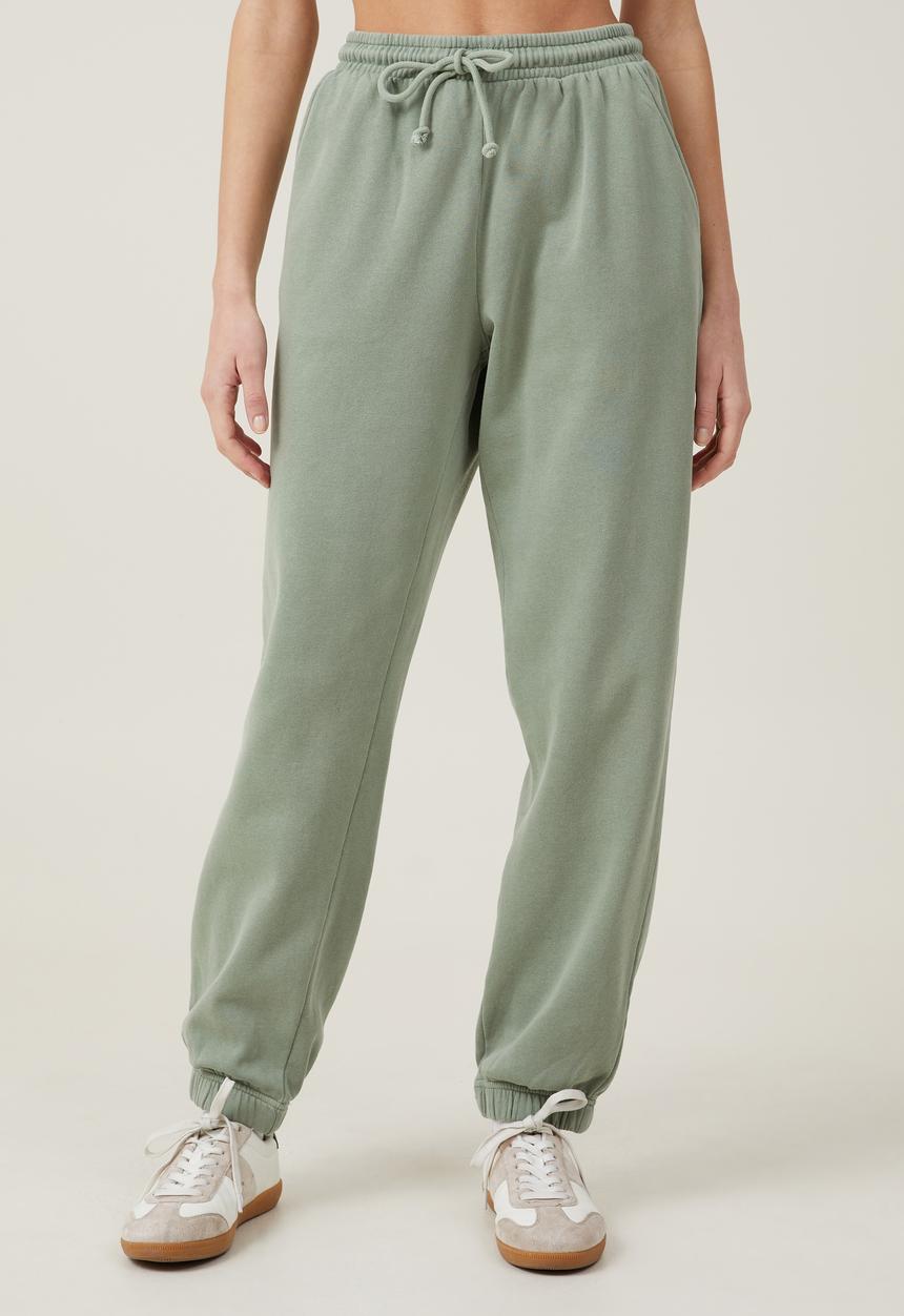 Cotton On - Classic Washed Sweatpant - Washed Sage
