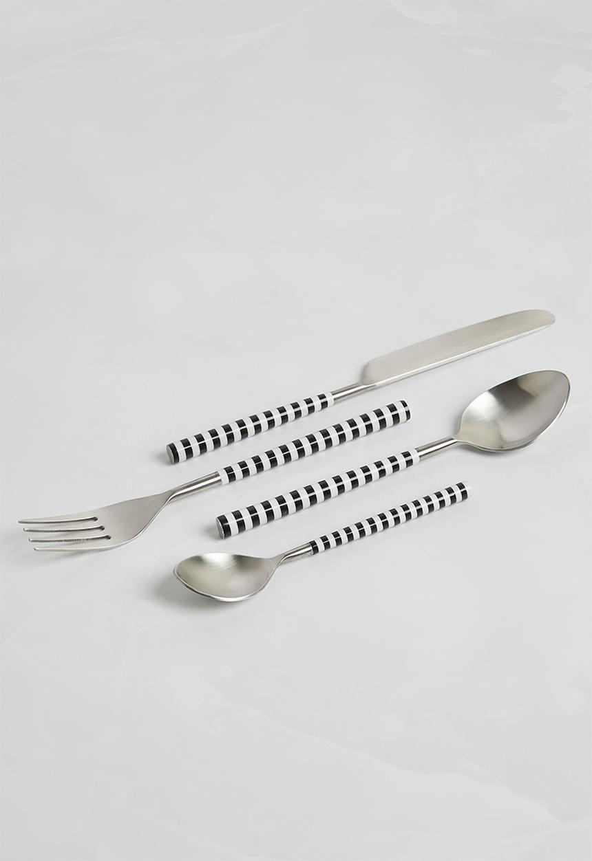 Sixth Floor - Mythhaven cutlery set of 4 - Black