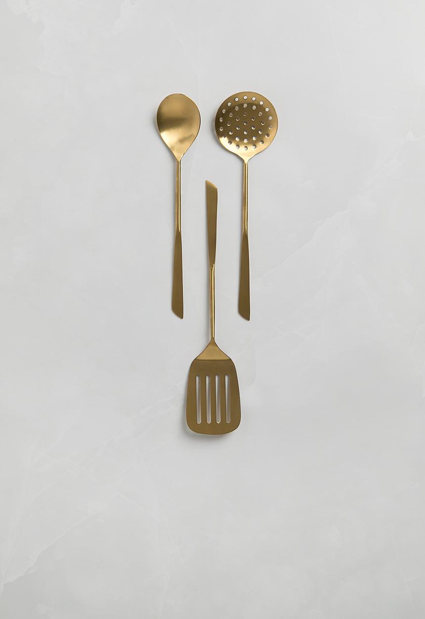 Sixth Floor - Mysticor  utensil set- Gold