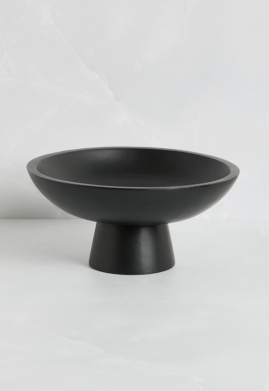 Sixth Floor - Kohl mango wood bowl - black
