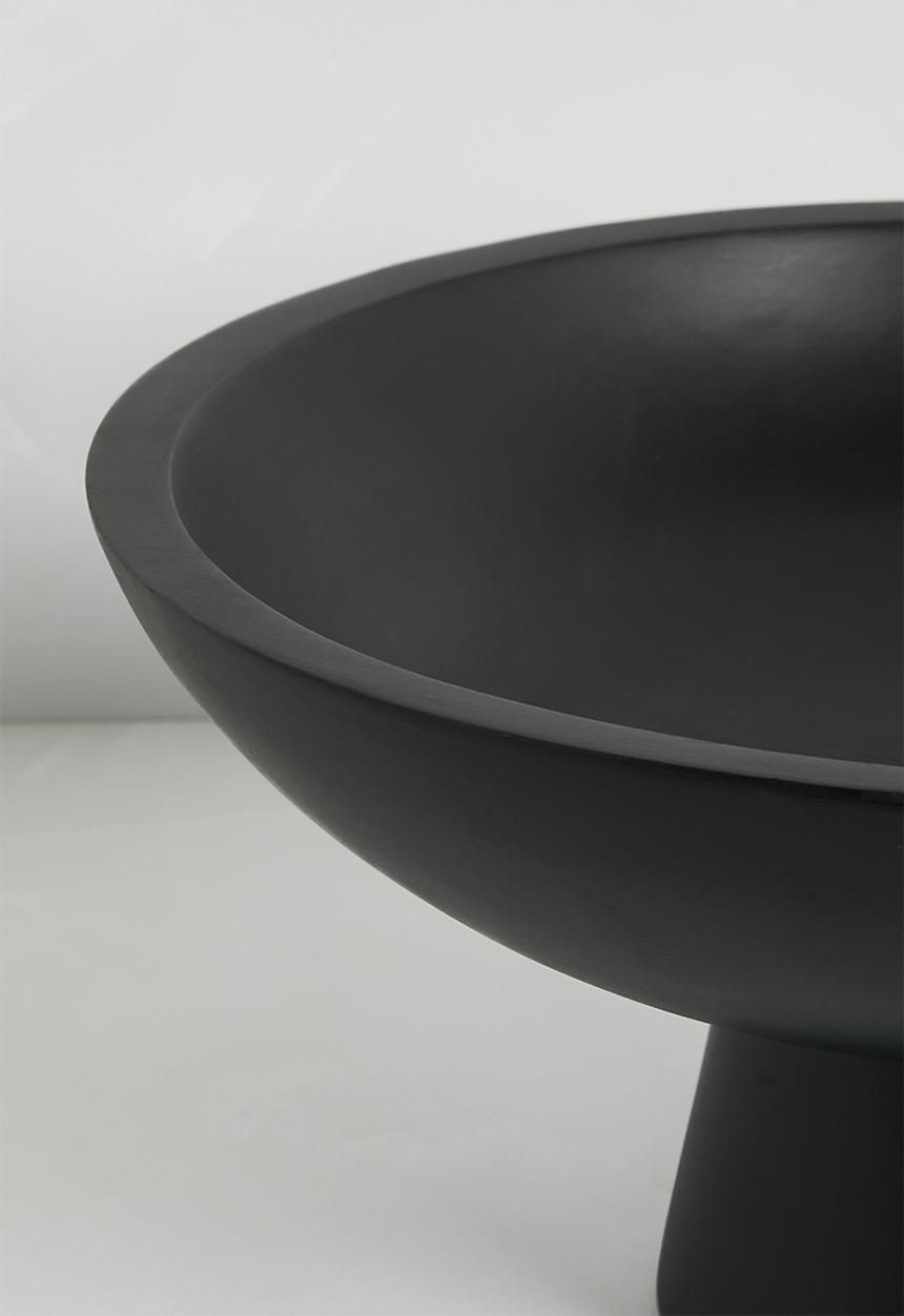 Sixth Floor - Kohl mango wood bowl - black