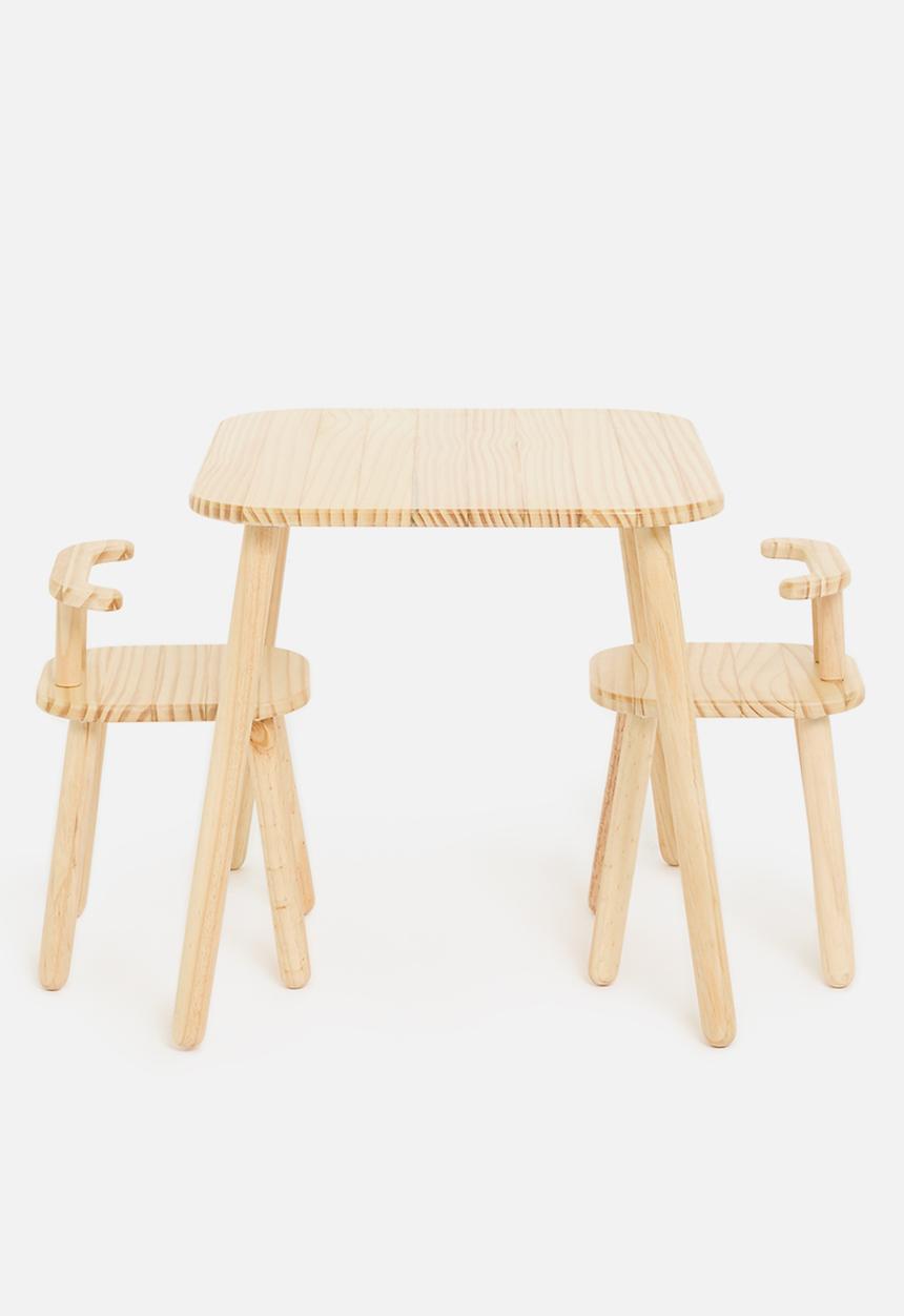 Sixth Floor - Lucy table & chair set - Natural