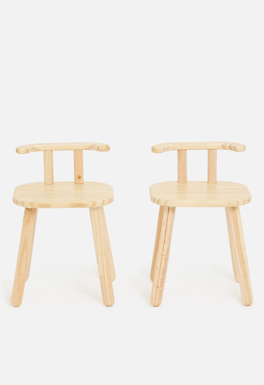 Sixth Floor - Lucy table & chair set - Natural