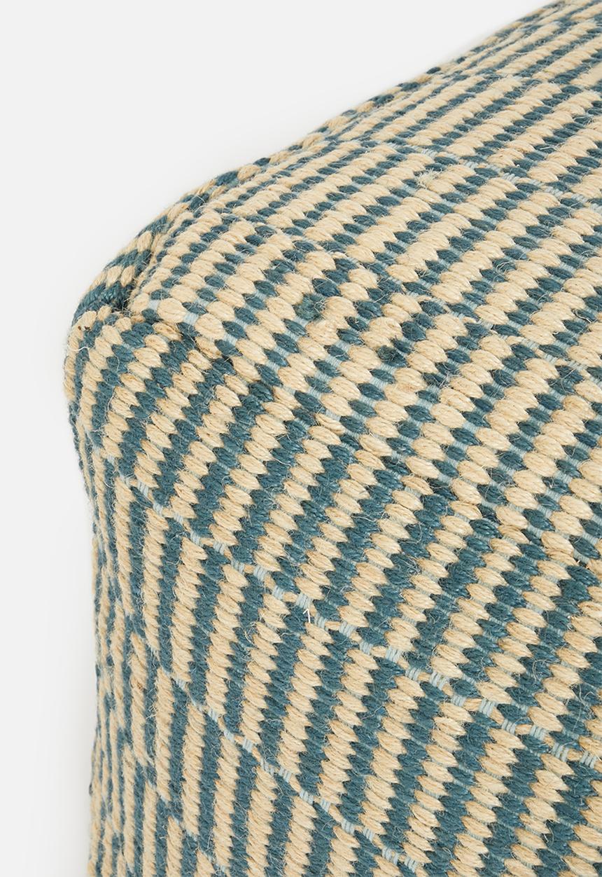 Sixth Floor - Miley ottoman -Blue