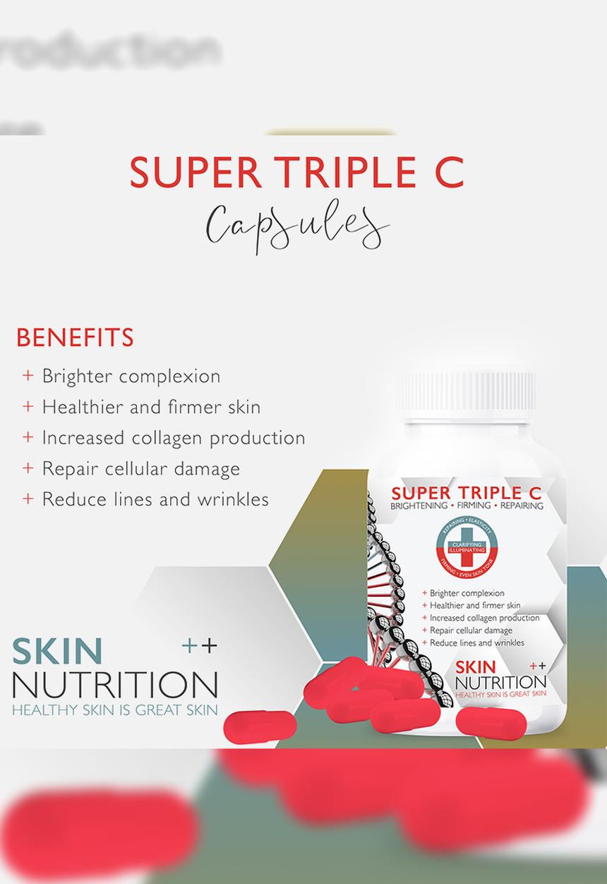 SKIN NUTRITION - Super Triple C Capsules