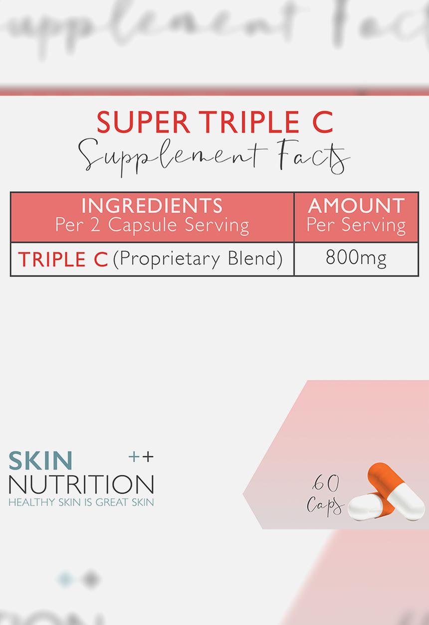 SKIN NUTRITION - Super Triple C Capsules