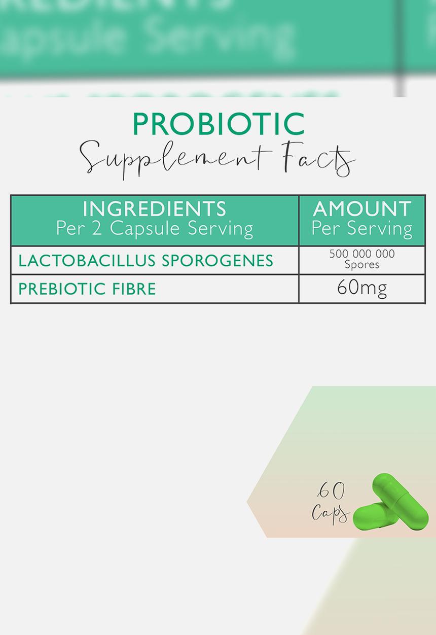 SKIN NUTRITION - Probiotic Capsules