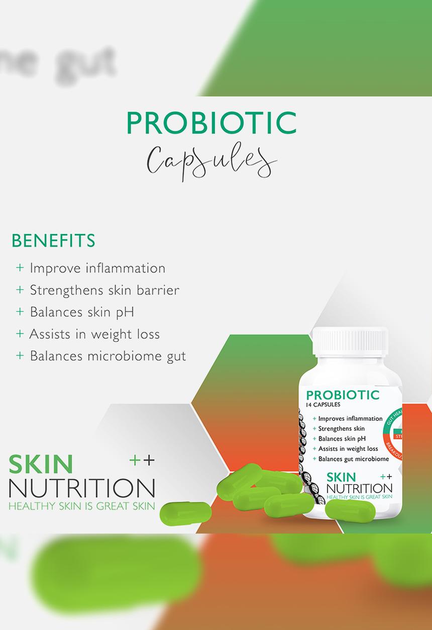 SKIN NUTRITION - Probiotic Mini 14 Capsules