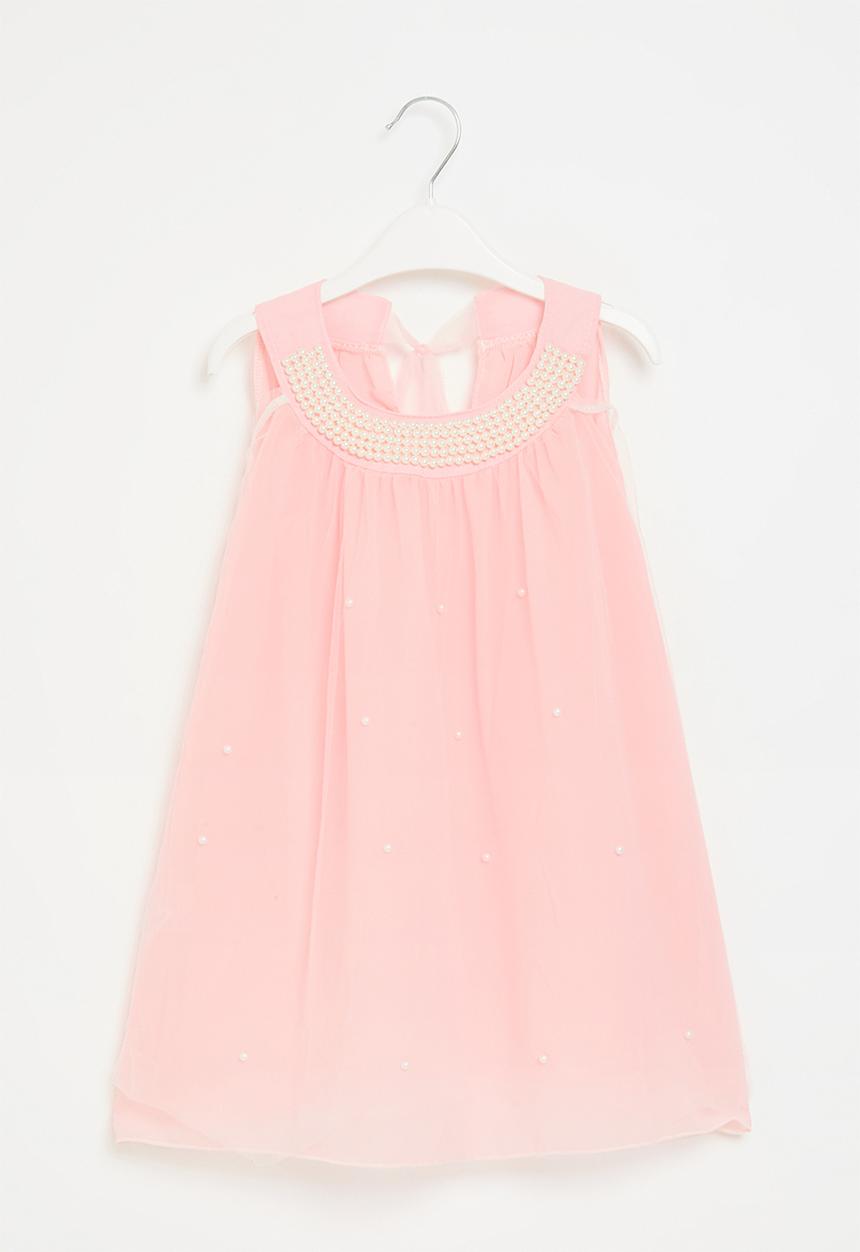 Pop Candy - Girls mesh dress - pink