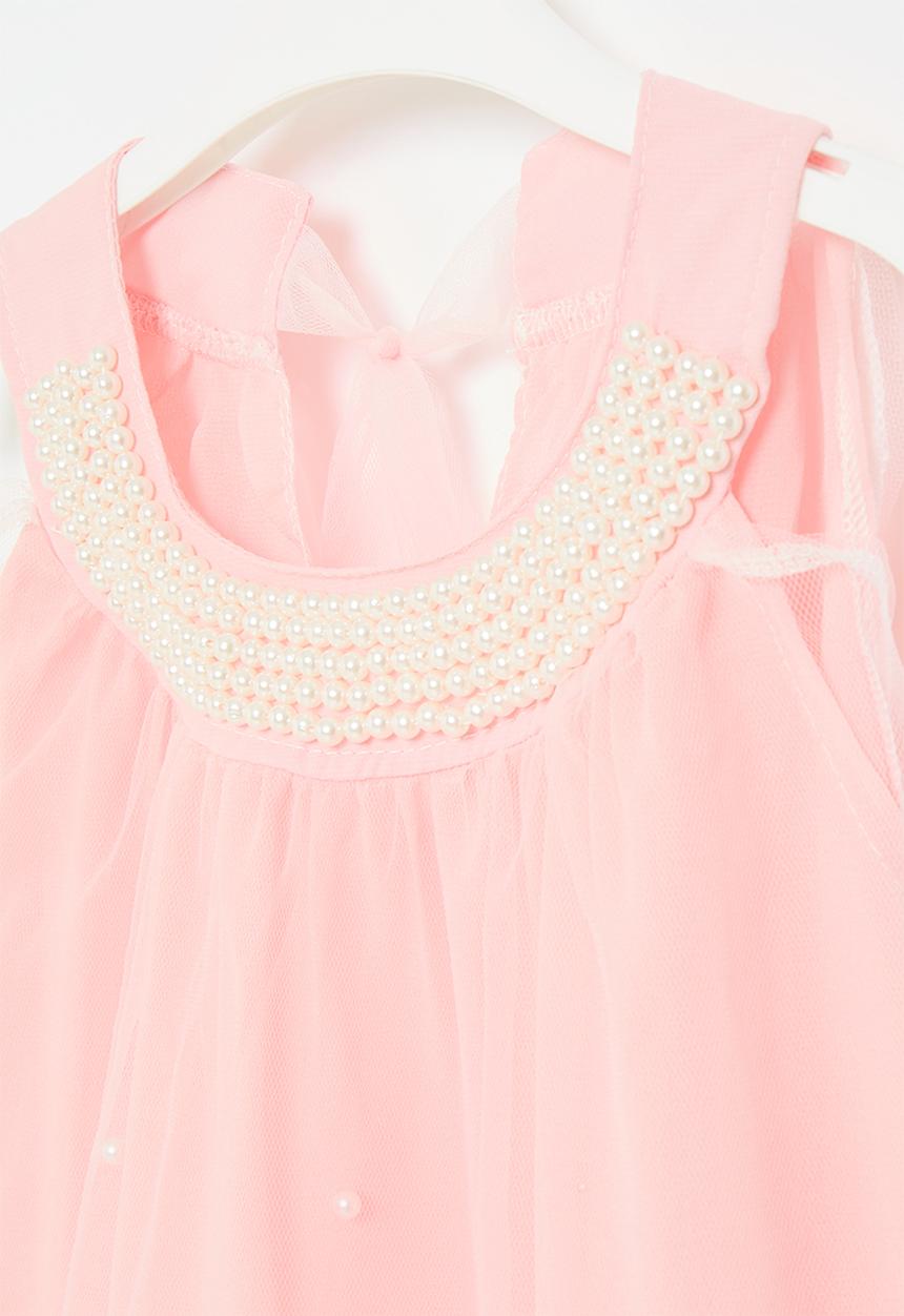 Pop Candy - Girls mesh dress - pink