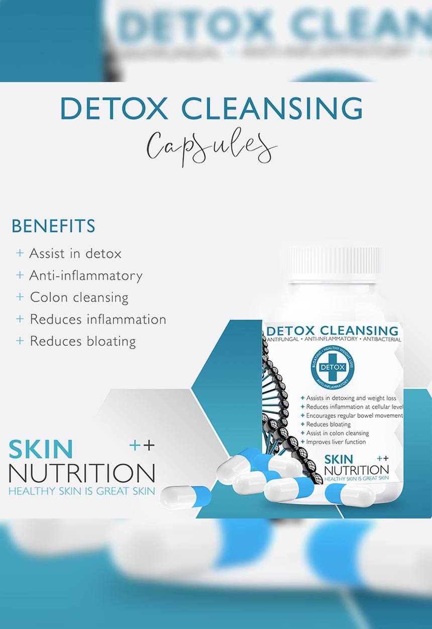 SKIN NUTRITION - Detox Cleansing Capsules