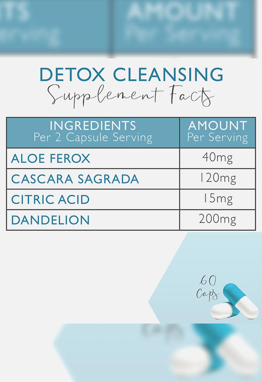 SKIN NUTRITION - Detox Cleansing Capsules