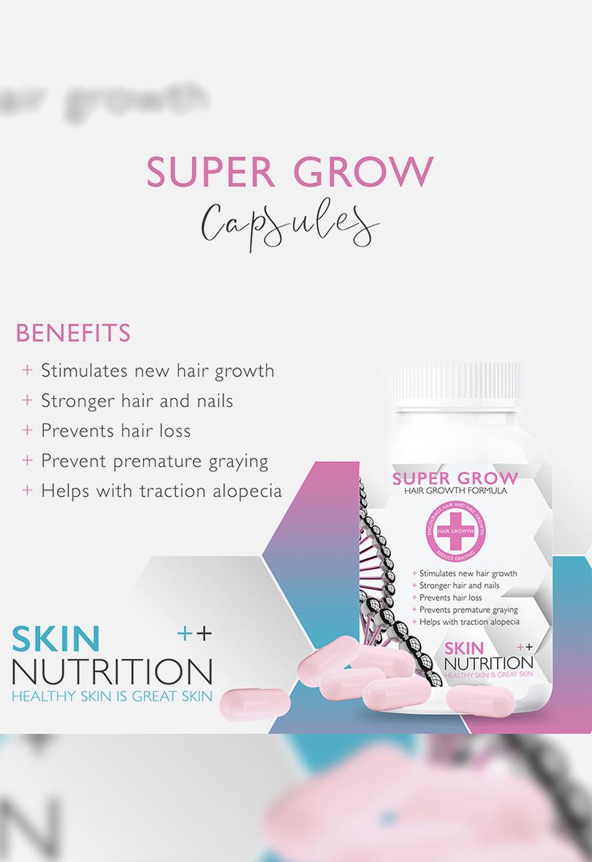 SKIN NUTRITION - Super Grow Capsules